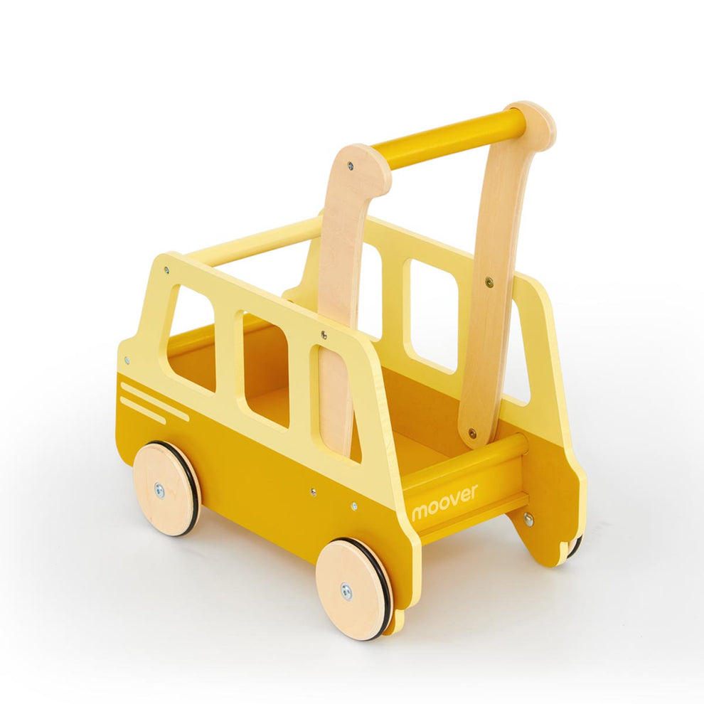 Moover School Bus Wooden Walker