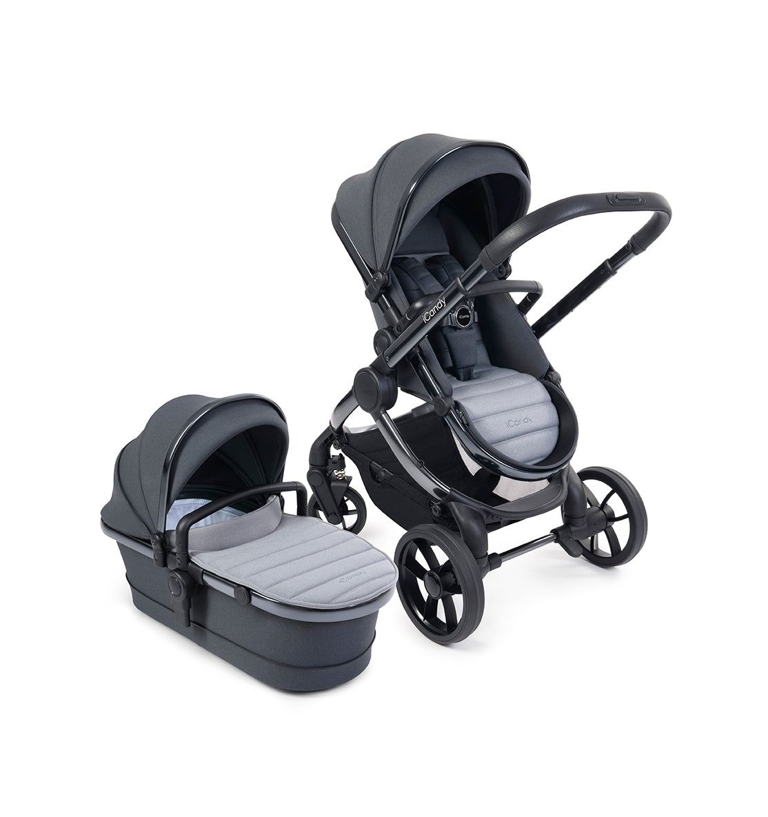 iCandy Peach 7 Pram - Truffle + FREE Zazu Pram Rocker