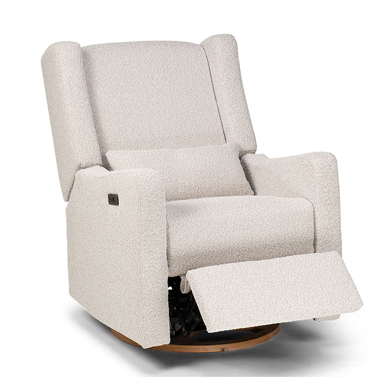COCOON Bondi Electric Recliner Glider Chair - Light Grey Boucle
