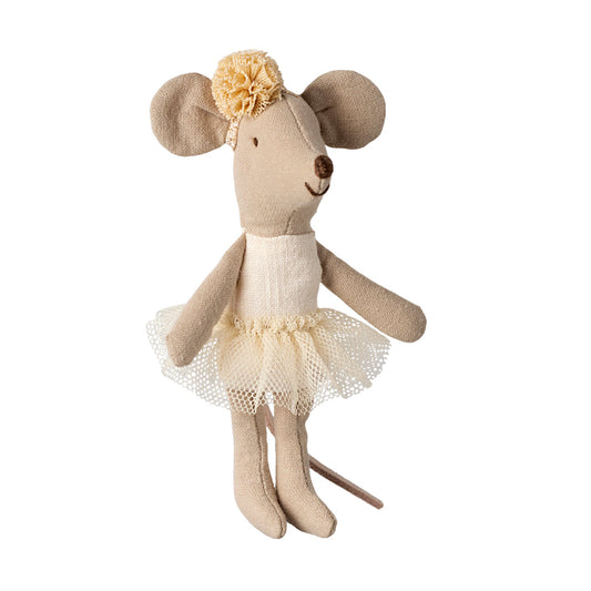 Maileg Ballerina Mouse Little Sister - Off White
