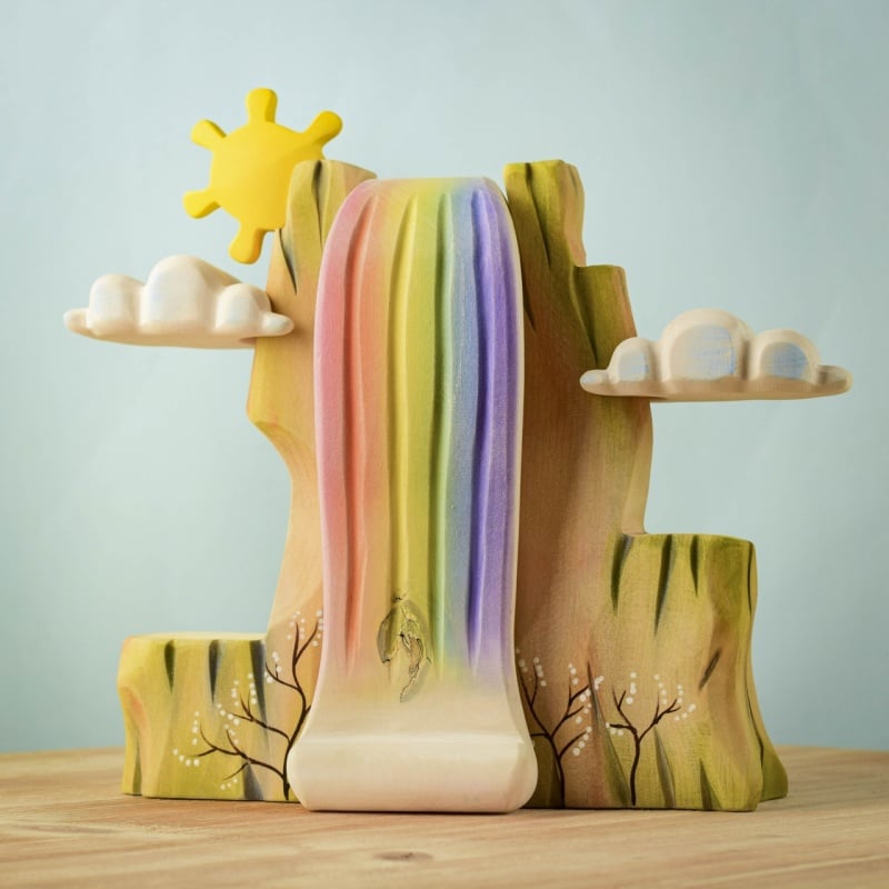 Bumbu Toys Romania Wooden Rainbow Cliff