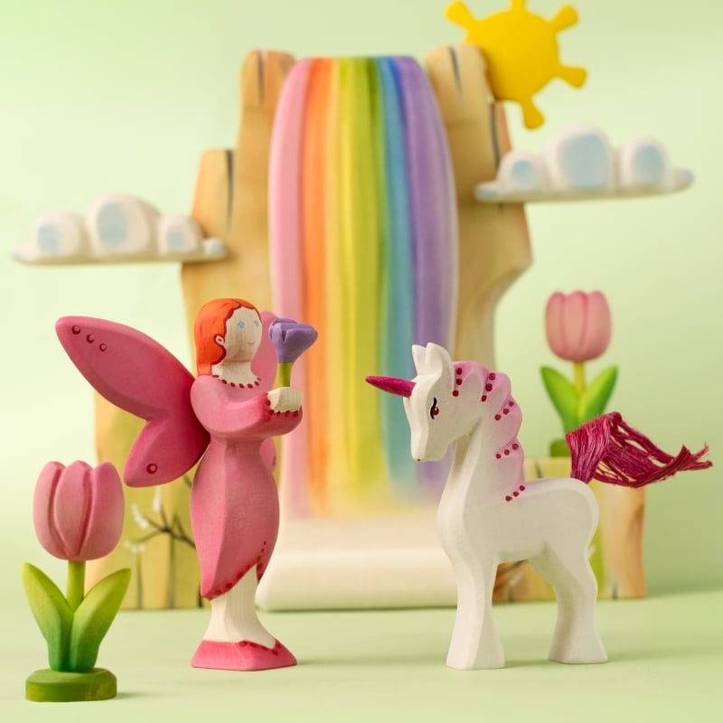 Bumbu Toys Romania Wooden Rainbow Cliff