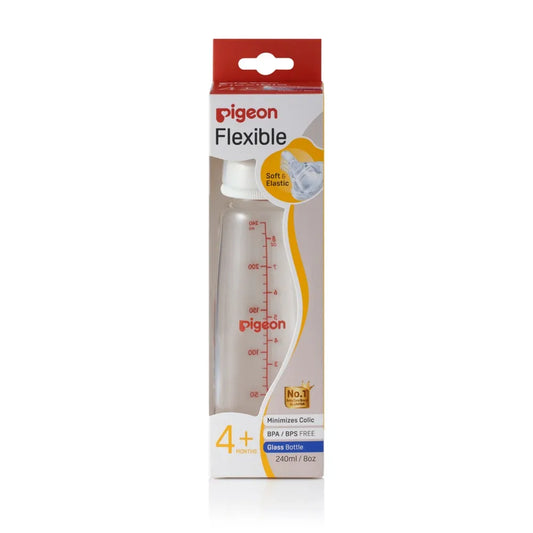 PIGEON FLEXIBLE BOTTLE GLASS 240ml