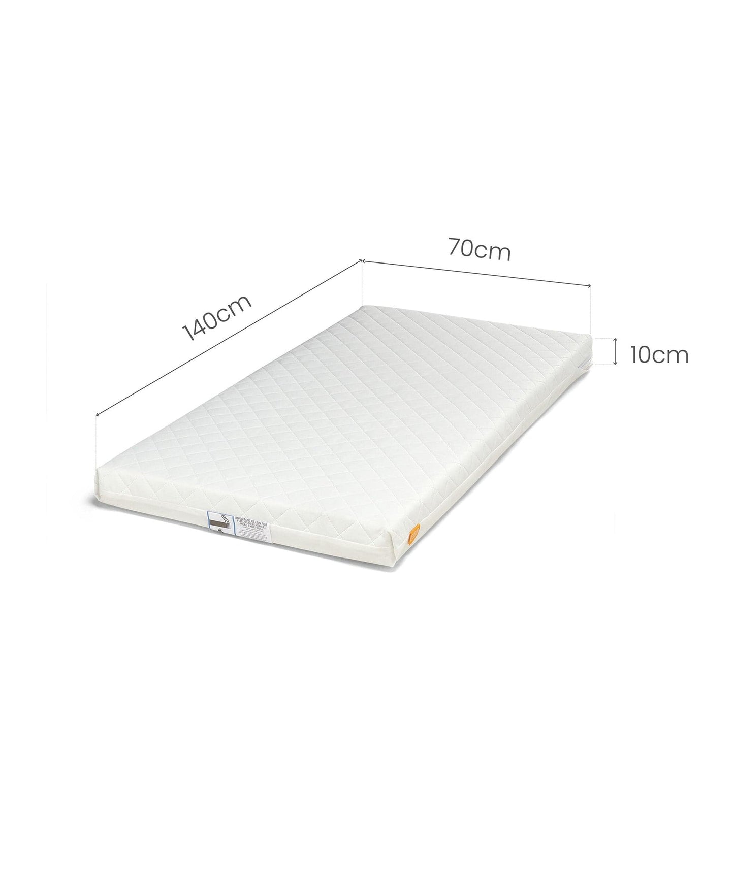 Mamas & Papas Harwell 5 Piece Set with Cotbed, Dresser Changer, Mattress, Fitted Sheets & Mattress Protector - White