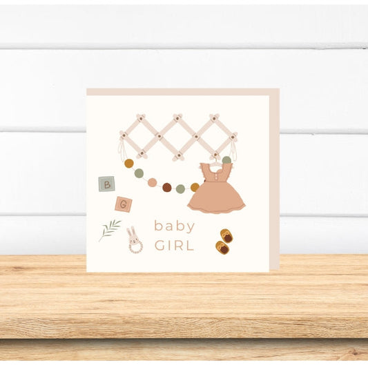 Petite Vous Greeting Card - Baby Girl Nursery