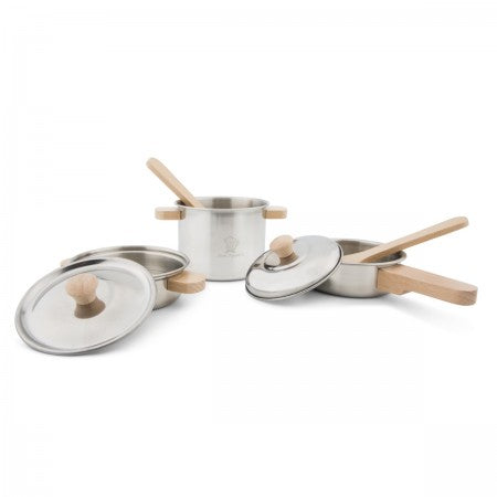 New Classic Toys Metal Pan Cookin Playset