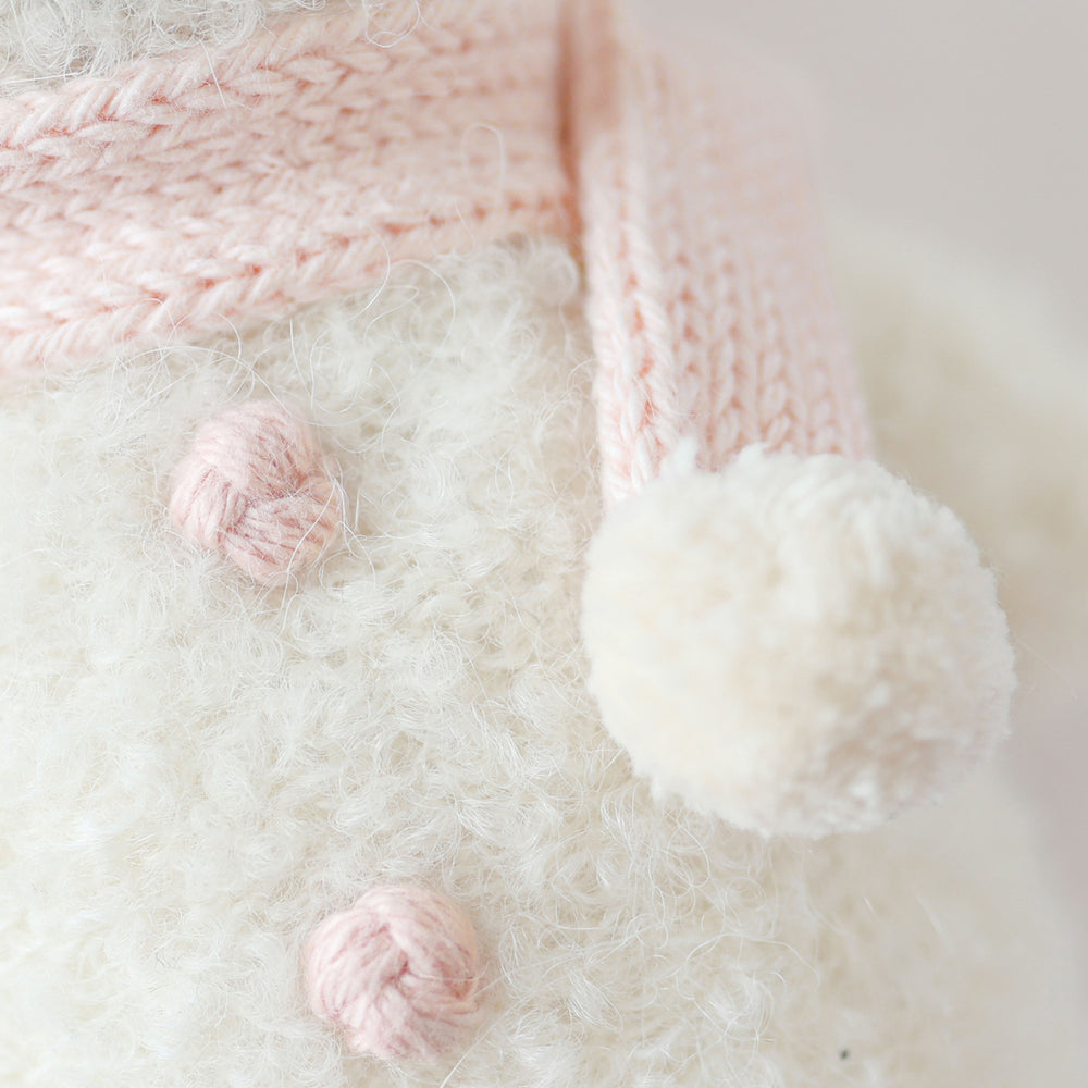 Cuddle + Kind Baby Holiday Snowman - Blush