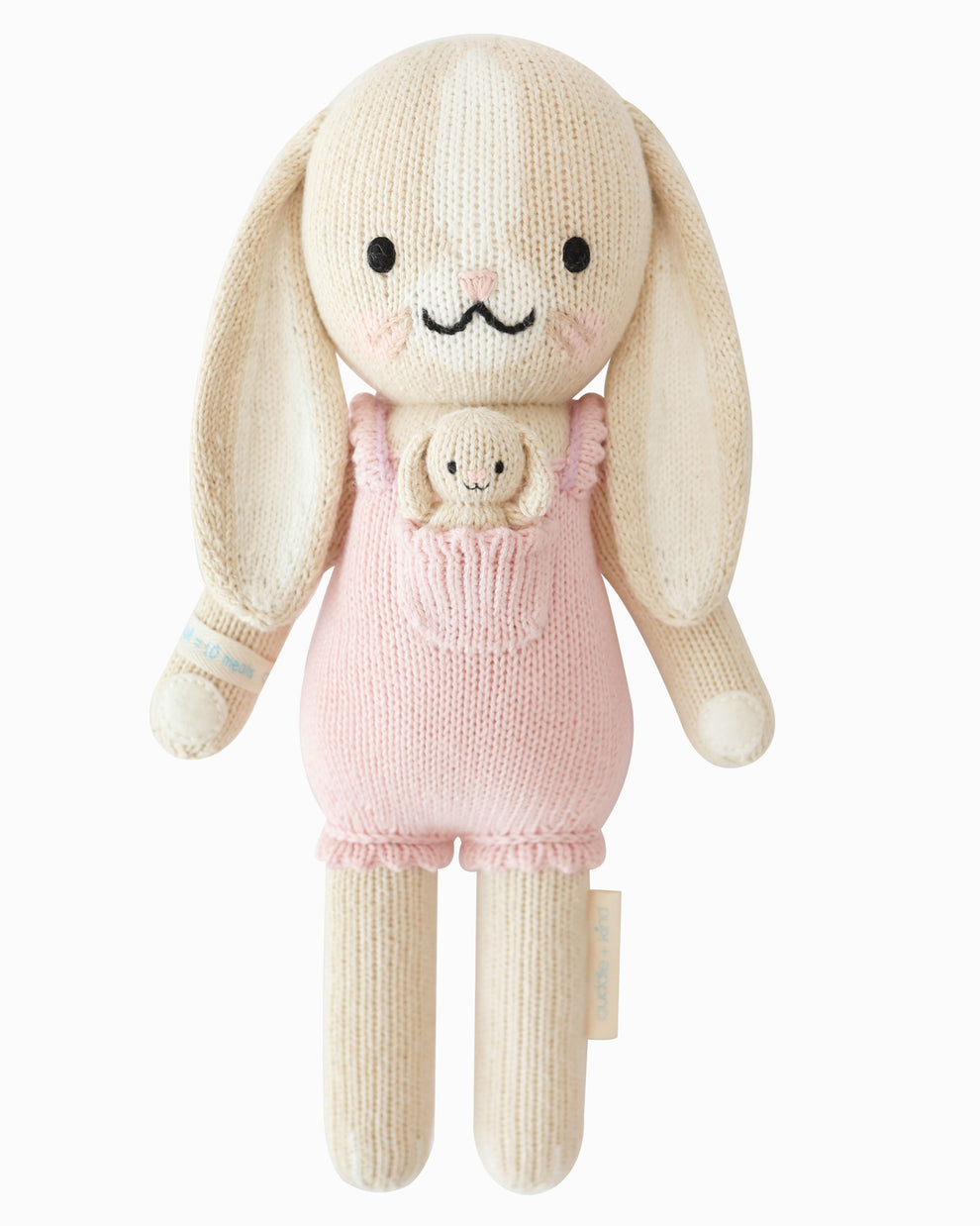 Cuddle + Kind Little Briar the bunny - Peony Pink 13"