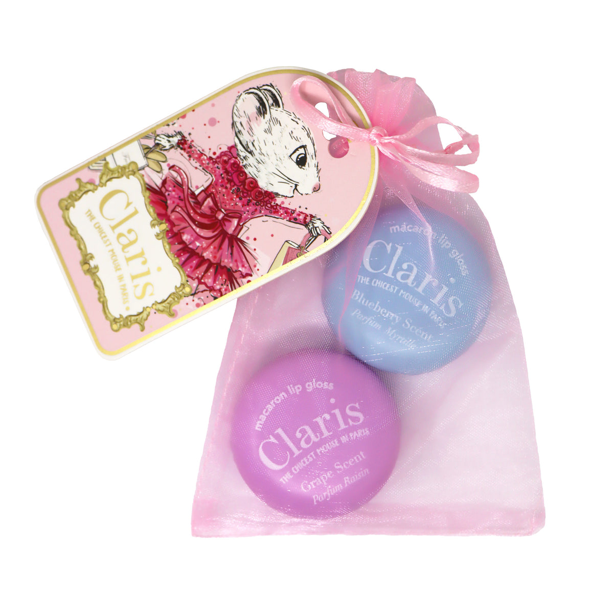 Claris Macaron Lip Gloss Set
