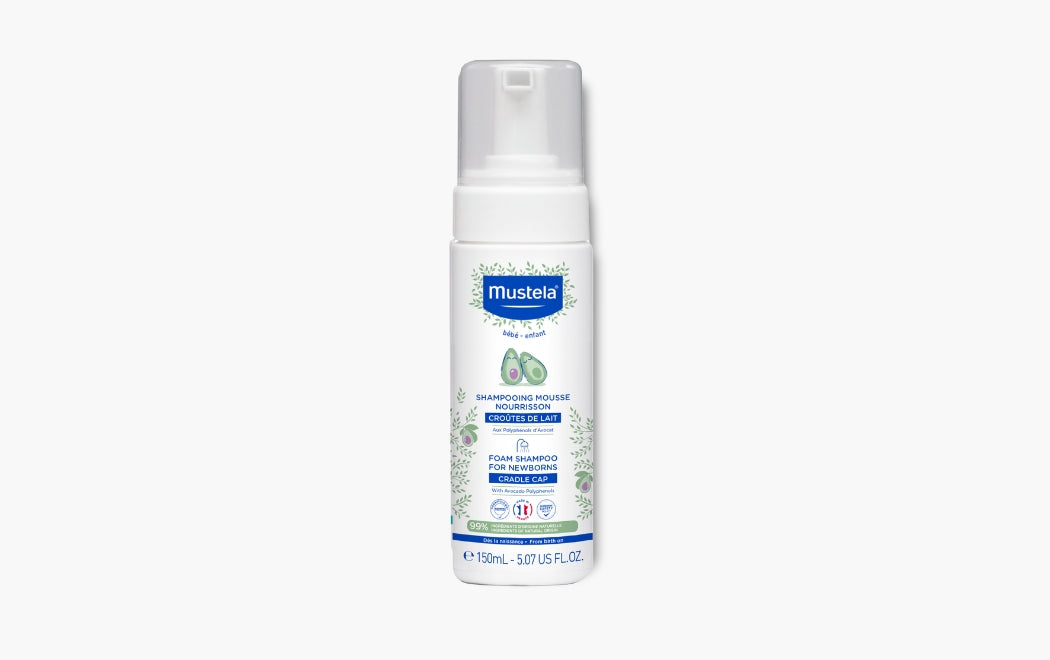 Mustela Special Care Newborn Cradle Cap Foam Shampoo Pump 150ml