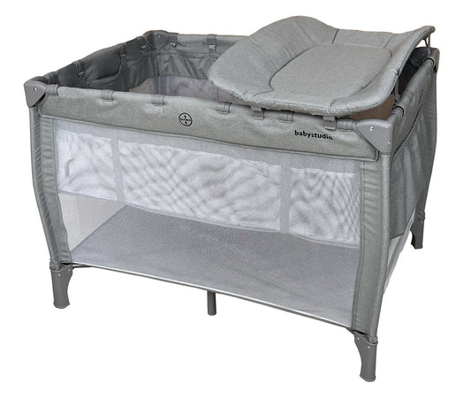 Baby Studio 3 in 1 Portacot with bassinet and changer
