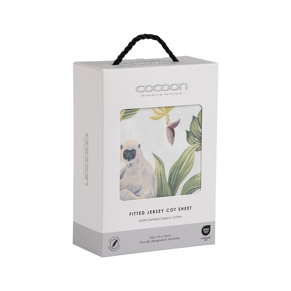 COCOON Fitted Cot Sheet – Tropicana