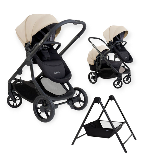 iCandy Orange 4 Pushchair - Latte + FREE iCandy MiStand