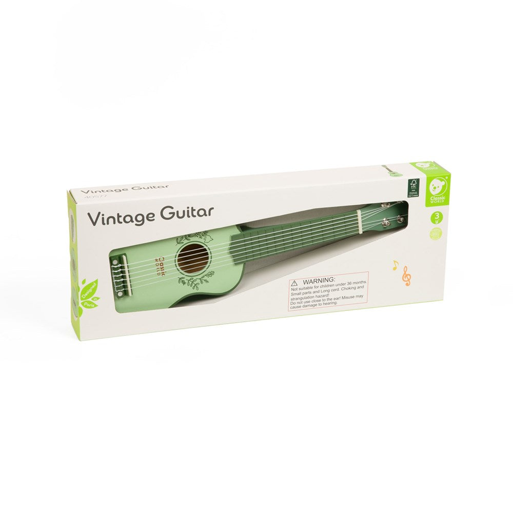 Classic World - Vintage Guitar Wooden Toy