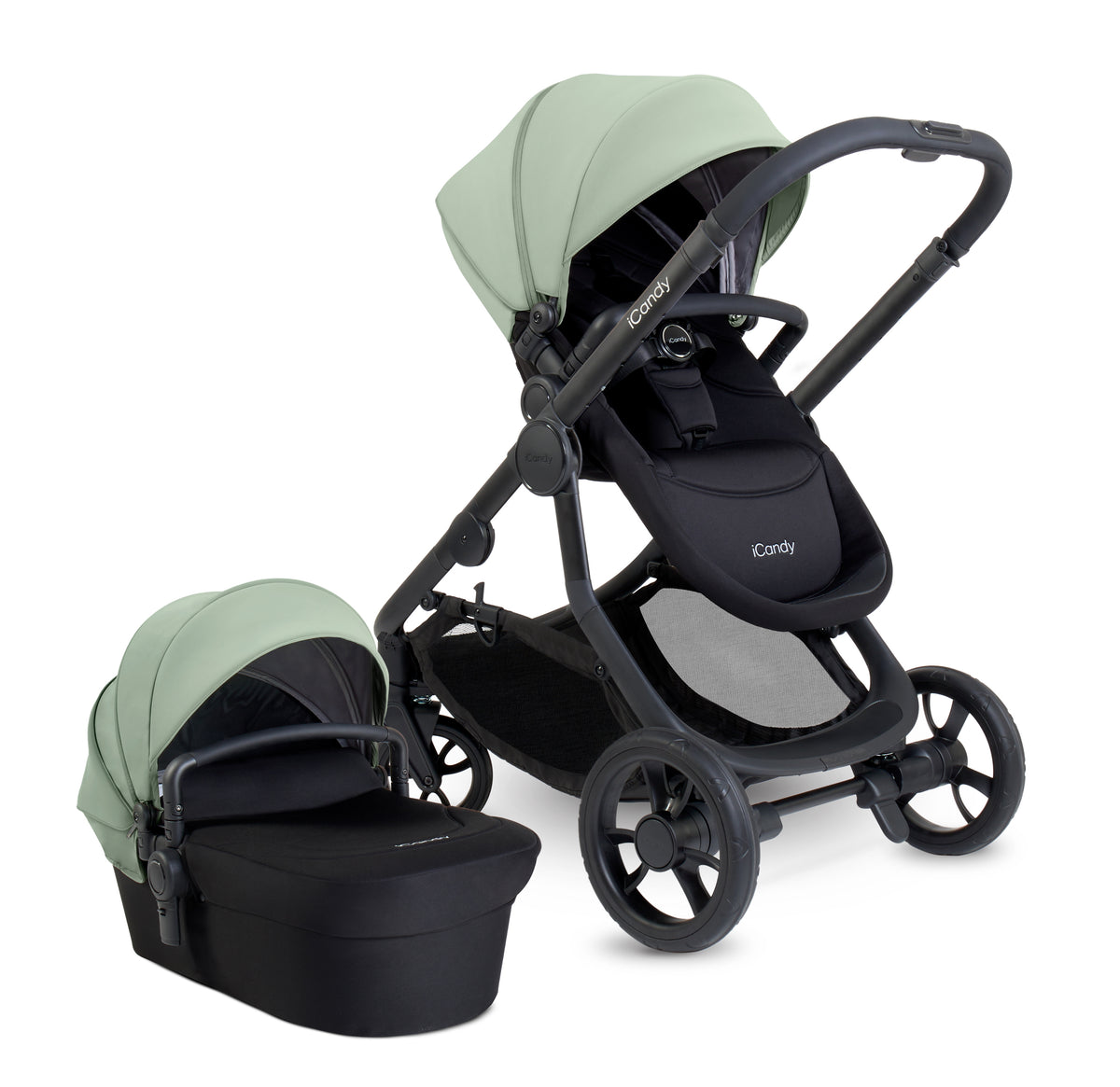 iCandy Orange 4 Pushchair - Pistachio + FREE Zazu Pram Rocker