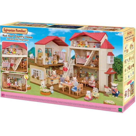 Sylvanian Families - Red Roof Country Home with Attic