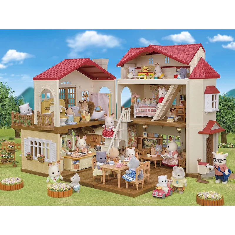 Sylvanian Families - Red Roof Country Home with Attic