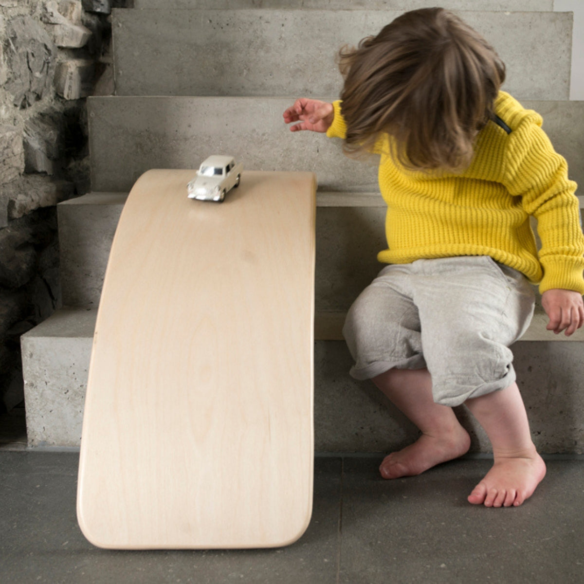 Wobbel Balance Board Original Lacquered from Australia