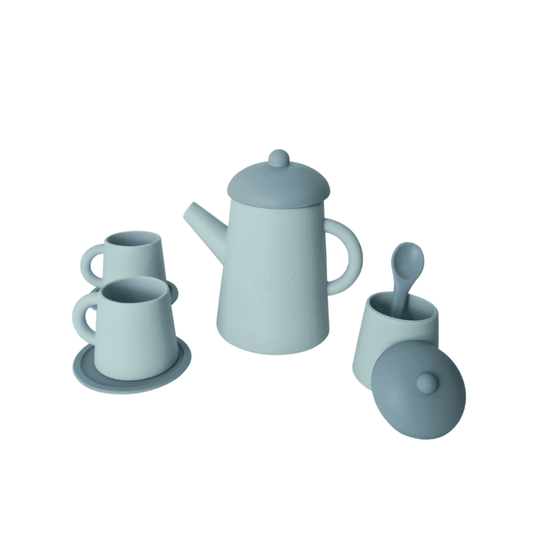 Silicone Tea Party Set | Blue | Serenity Kids ™️